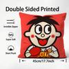 red kid brand Wangzai Cushion Cover Premium Comfort Reversible Pillow Cove -Two in One Design for Any Room & Car Interior