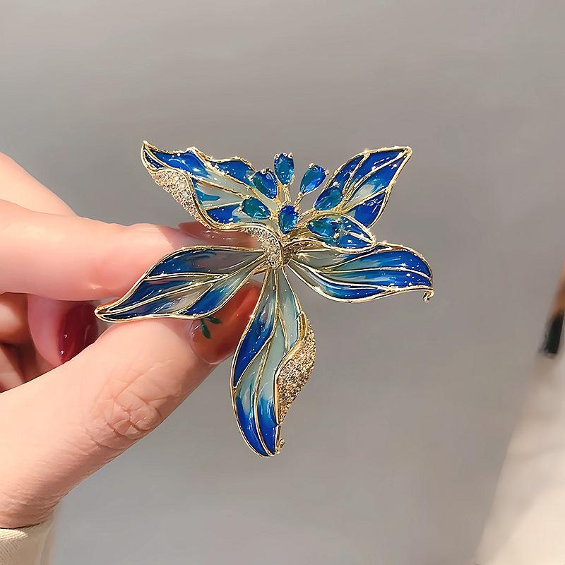 Ретро китайская брошь с кисточкой в виде бабочки и цветка – элегантный аксессуар для чонсама