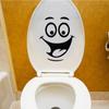 DIY Removable Smile Face Funny Bathroom Toilet Seat Art Wall Sticker Home Decor