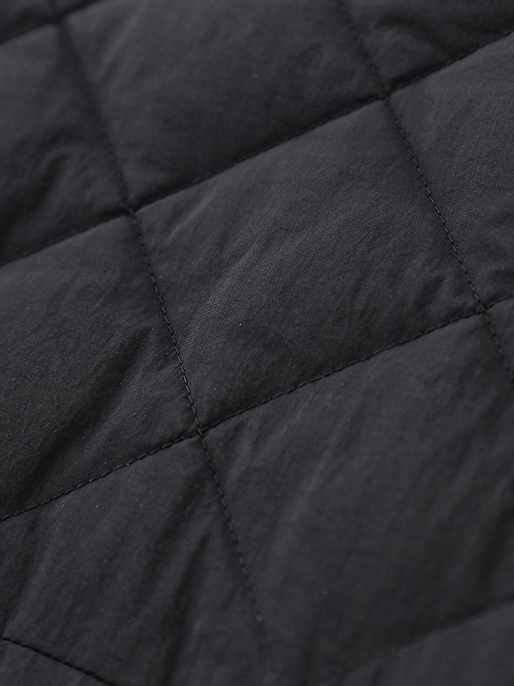 Unisex Lightweight White Goose Down Jacket - Cocoon Silhouette for 2025 Autumn/Winter