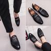 Classic Men Dress Shoes Slip On Loafers for Men Point Toe Business Casual Comfortable Men Formal Shoes Wedding Party Moccassins
