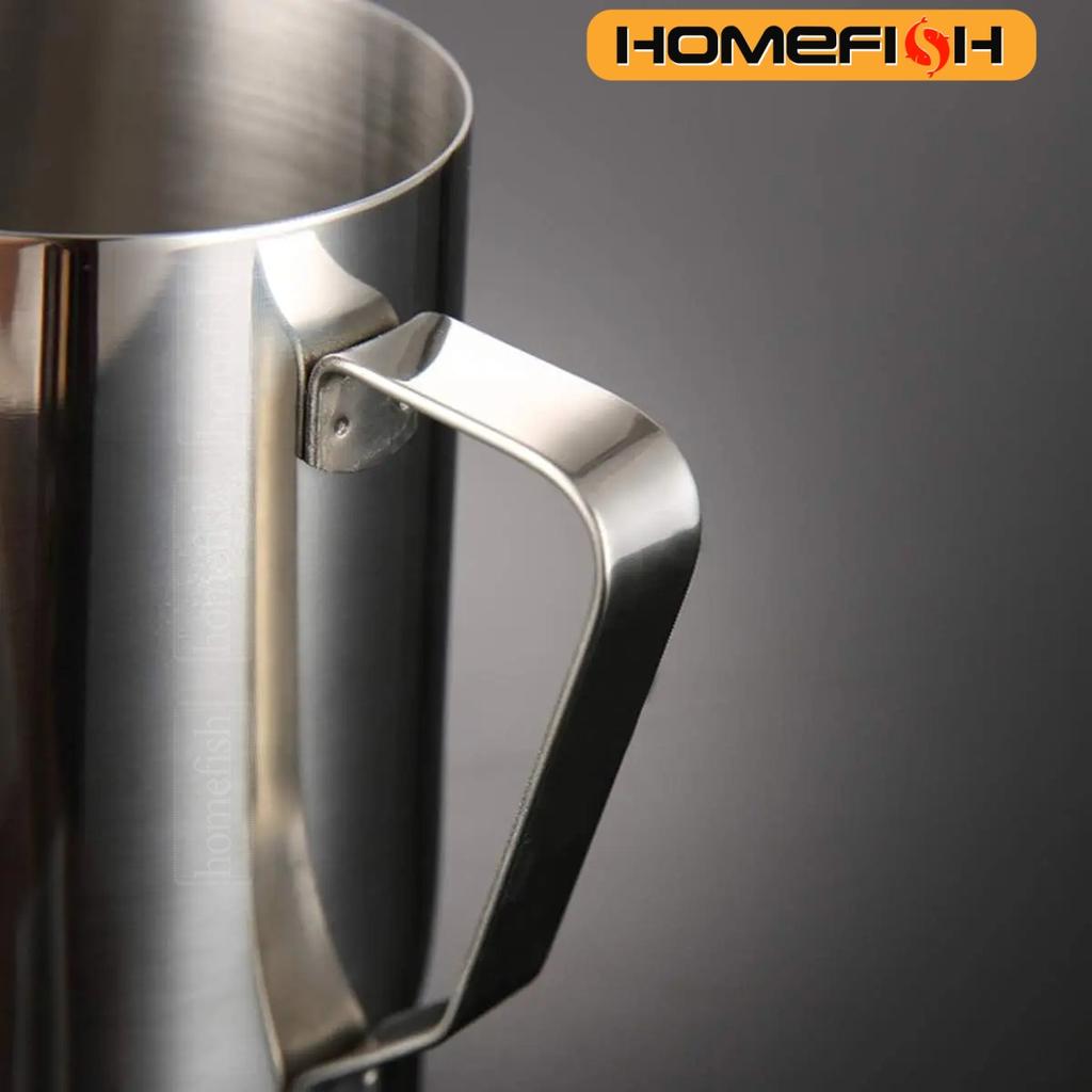 HOMEFISH 150/350/600 мл Молочники Модные Молочники из нержавеющей стали Молочник для латте-арта для взбивания молока Кофейник Кружка