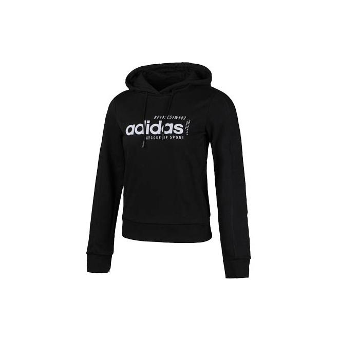 adidas Женская толстовка с капюшоном Training Comfort, черная EI4632