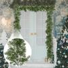 Artificial Simulation Christmas Leaf Cane Soft Feel Needle Vine Door Head Decoration Wall Hanging