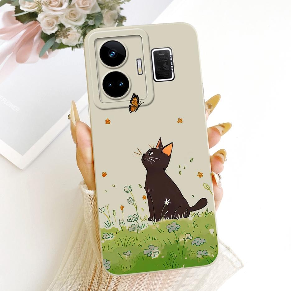 For Realme GT Neo 5 Case RealmeGT3 RMX3709 Cool Owl Dragon Painted Cover Soft Silicone Case For Realme GT 3 GT3 GTNeo5 240W Bags