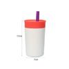 12oz Thermal Coffee Cup with Straw Thermal Mug Mini Vacuum Flask Insulated Water Bottle  Kids