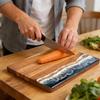 Разделочная доска деревянная с эпоксидной смолой, двусторонняя, для нарезки овощей и фруктов, для дома, свадьбы, сыра, с рисунком пляжа