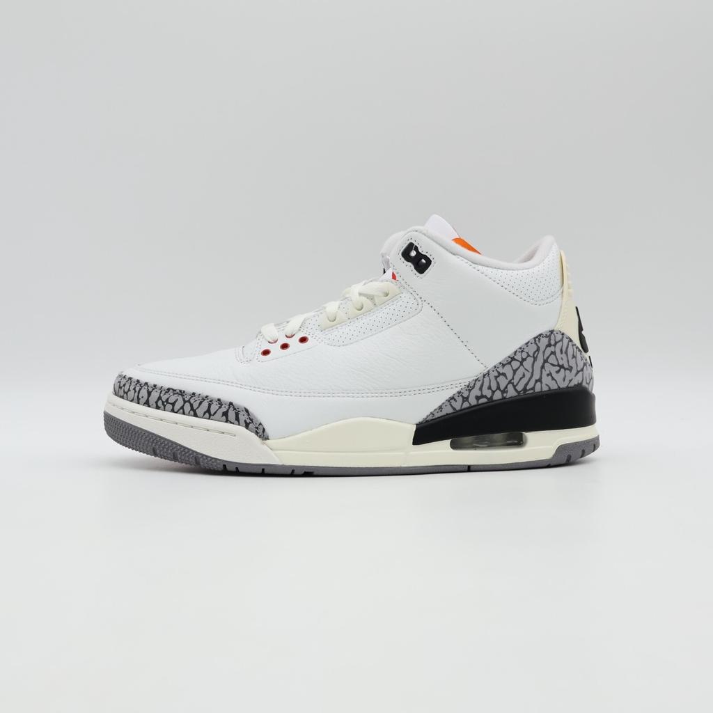 DN3707-100 Nike Air Jordan 3 Retro White Cement Reimagined Fire Red (Мужской)