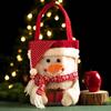 Large Capacity Christmas Packing Bag Cartoon Gifts Candy Bag Creative Christmas Handbag  Xmas Gift