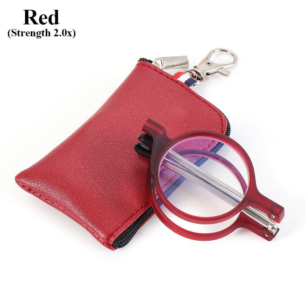 Carry Folding for Women & Men with Keychain Case Mini Reading Glasses Presbyopia Eyeglasses Readers
