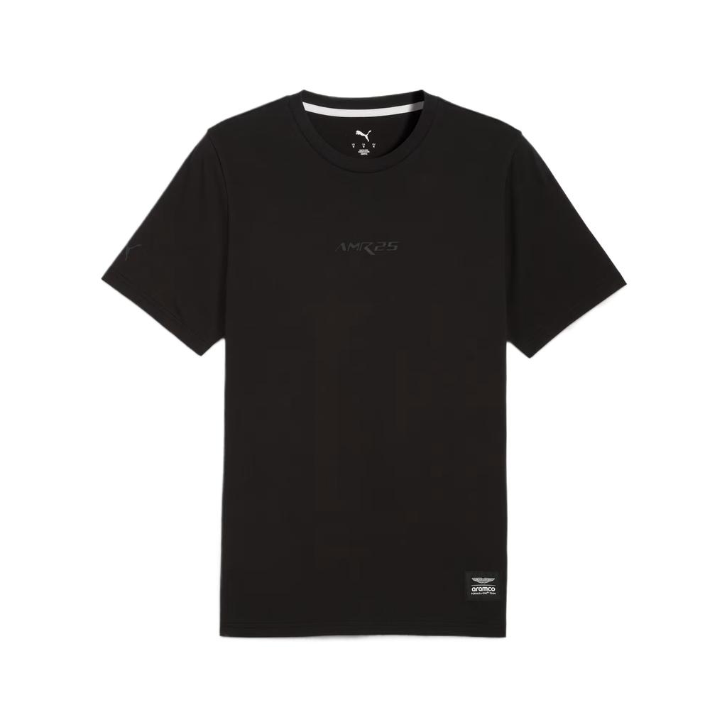 Puma X Aston Martin F1 Удобная Простая Футболка с Круглым Вырезом и Принтом Мужские Футболки 634452-01