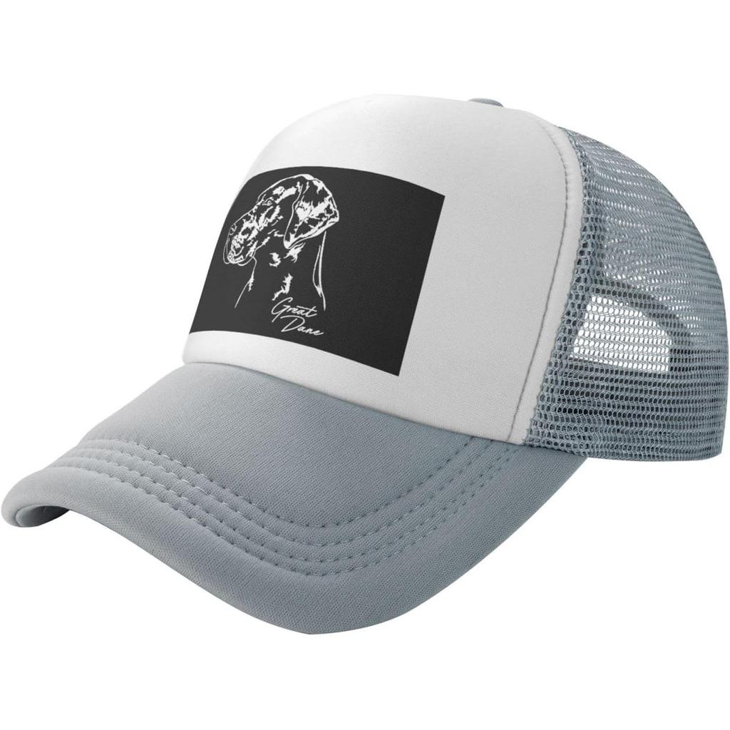 Мама-дог Немецкий дог Тракерная кепка Сетчатая кепка Snapback Унисекс Регулируемая для улицы Бейсболка