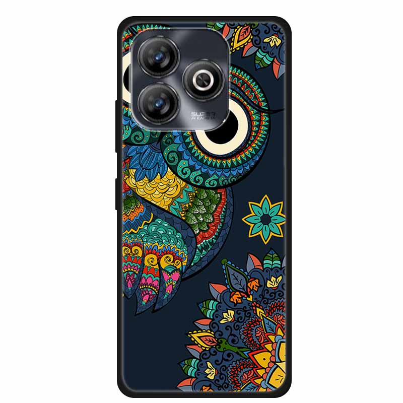 Чехол для ZTE BLADE A75 4G Животные Мягкий Силикон ТПУ Чехлы для Телефона Задняя Крышка Для ZTE BLADEA75 Ударопрочный Волк Защитник Крутой Coque