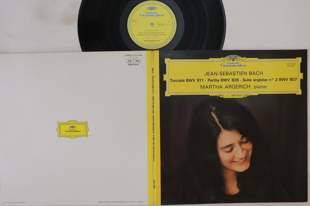 Виниловая пластинка МАРТА АРГЕРИХ - Бах: Токката Bwv 911 Партита Bwv 8 2531088 DEUTSCHE GRAMMO 1980 Франция Классика Б/У
