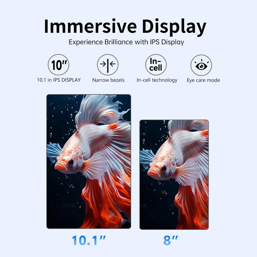 Планшет G-tab T11 Android 14, 10,1 дюйма 1280*800 IPS-экран, Unisoc T606 8 ядер Макс. 1,6 ГГц, 8 ГБ ОЗУ (4 ГБ + 4 ГБ расширение) 128 ГБ ПЗУ