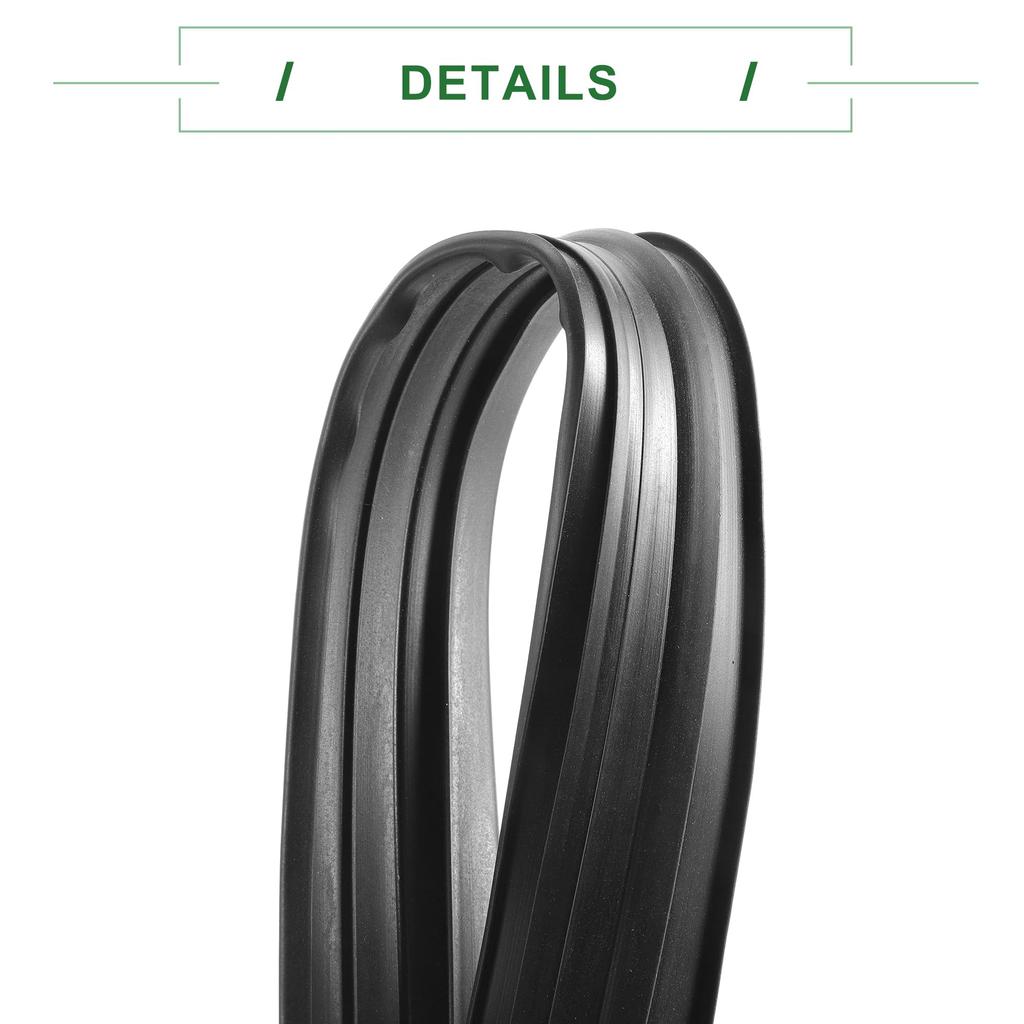 Motoforti Уплотнитель направляющей стекла двери для Honda Задний 1 шт., 2009-2013, Резина, Левый, Черный, №.