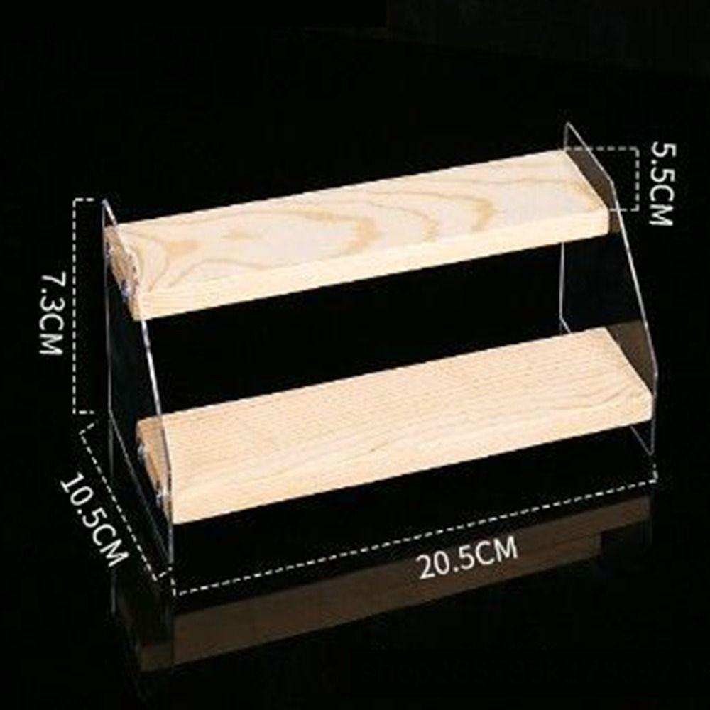 Прозрачная модельная полка для кукольных фигурок 2/3/4/5 слоев, держатели для хранения косметики, бытовая