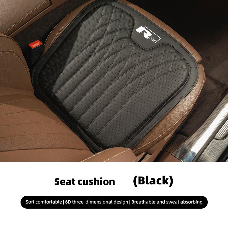 Car Seat Cushion Cover Lumbar Support Waist Cushioning For VW GTI Polo Golf Passat B6 Jetta Tiguan Arteon CC Taigo T-ROC Hub Cap vhcp29