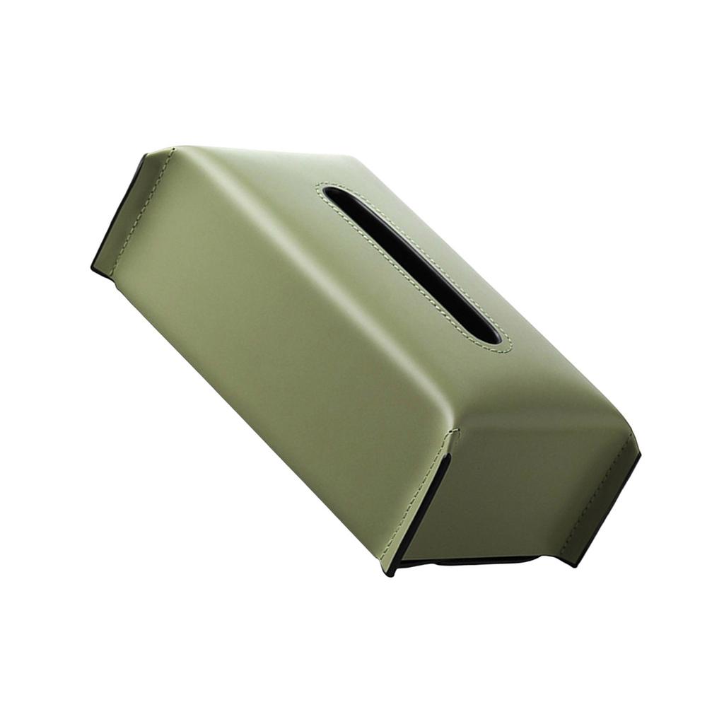 Коробка для салфеток из искусственной кожи, прямоугольный контейнер для бумажных полотенец, элегантный чехол для хранения салфеток, многоразовый диспенсер для салфеток