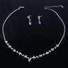 Necklace Earrings Set Necklace Crystal Bridal Set Jewelry Set Wedding Accessories Bridal Jewelry
