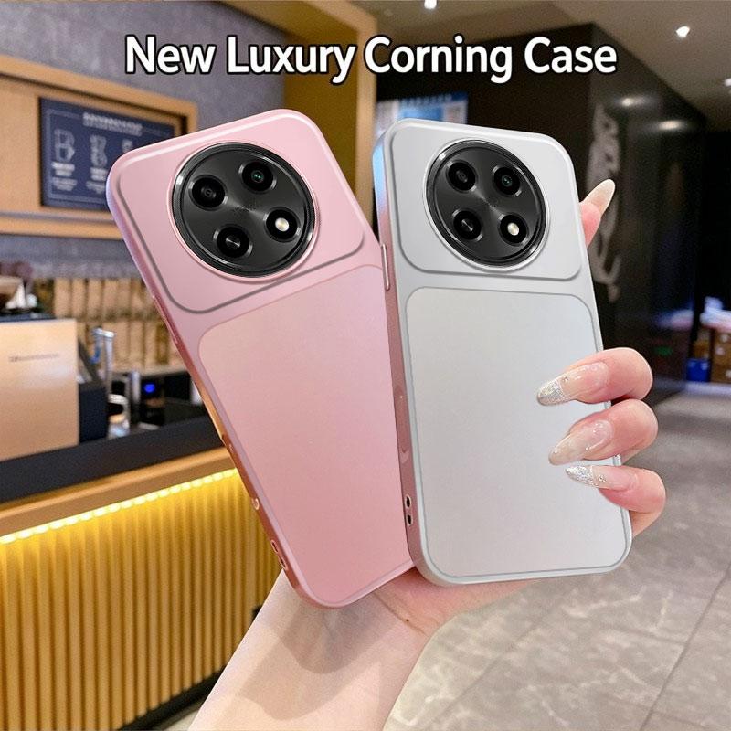 Для Oppo A2 Pro Чехол Oppo A2 Pro Обложка Oppo A2 Pro Capa Задняя крышка телефона Бампер Ударопрочный ТПУ Жидкий силикон Мягкие Fundas