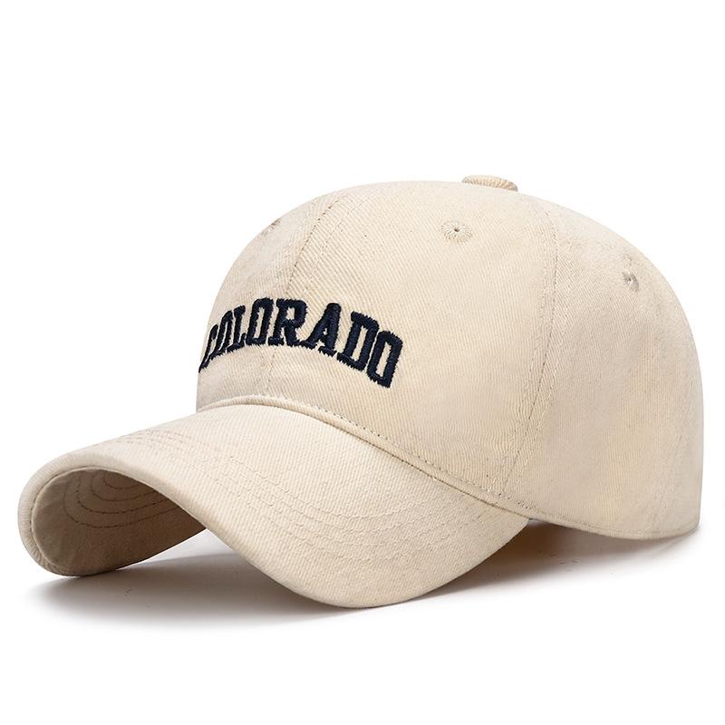 Хлопковая саржа с потертостями, большая окружность головы, женская универсальная мягкая кепка с изображением лица, маленькая бейсболка с изображением утиного язычка в виде знаменитости из Интернета