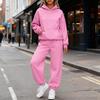 Women 2 Piece Outfit Long Sleeve Pullover Hoodies And Sweatpants Lounge Sets Fall Casual Tracksuit with Pocket