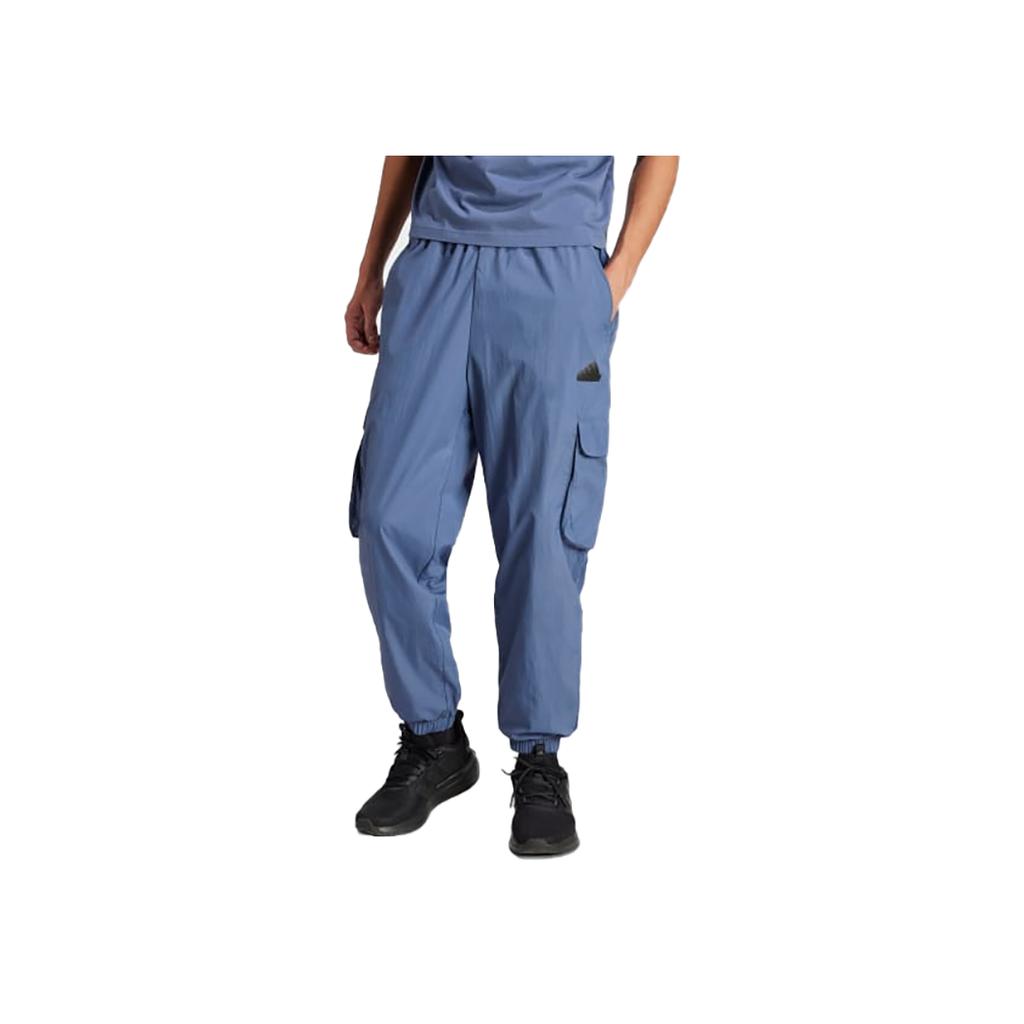Adidas City Escape Cargo Tracksuit Bottoms Men Bottoms Ink-Blue IR5165