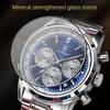Роскошные новые мужские часы с ремешком из нержавеющей стали, многофункциональные кварцевые наручные часы с хронографом
