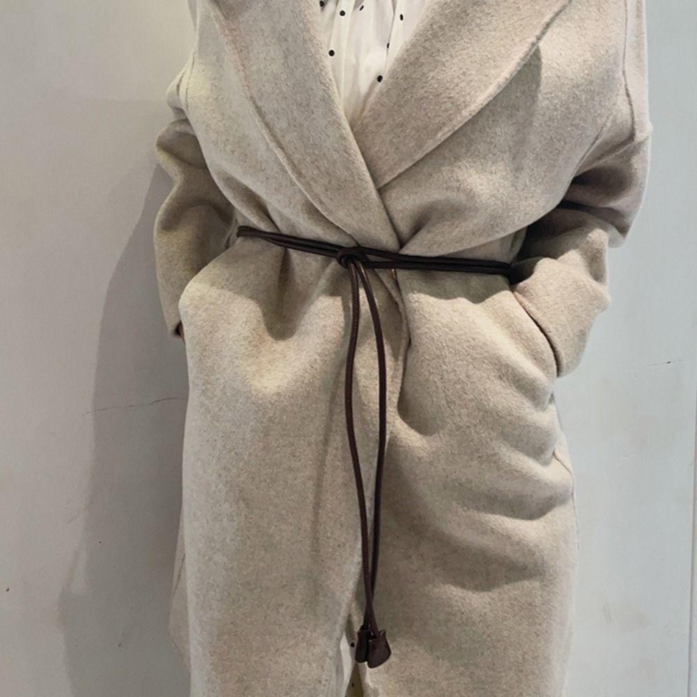 Винтажный плетеный пояс Универсальный поясной ремень Женская мода Пояс-веревка