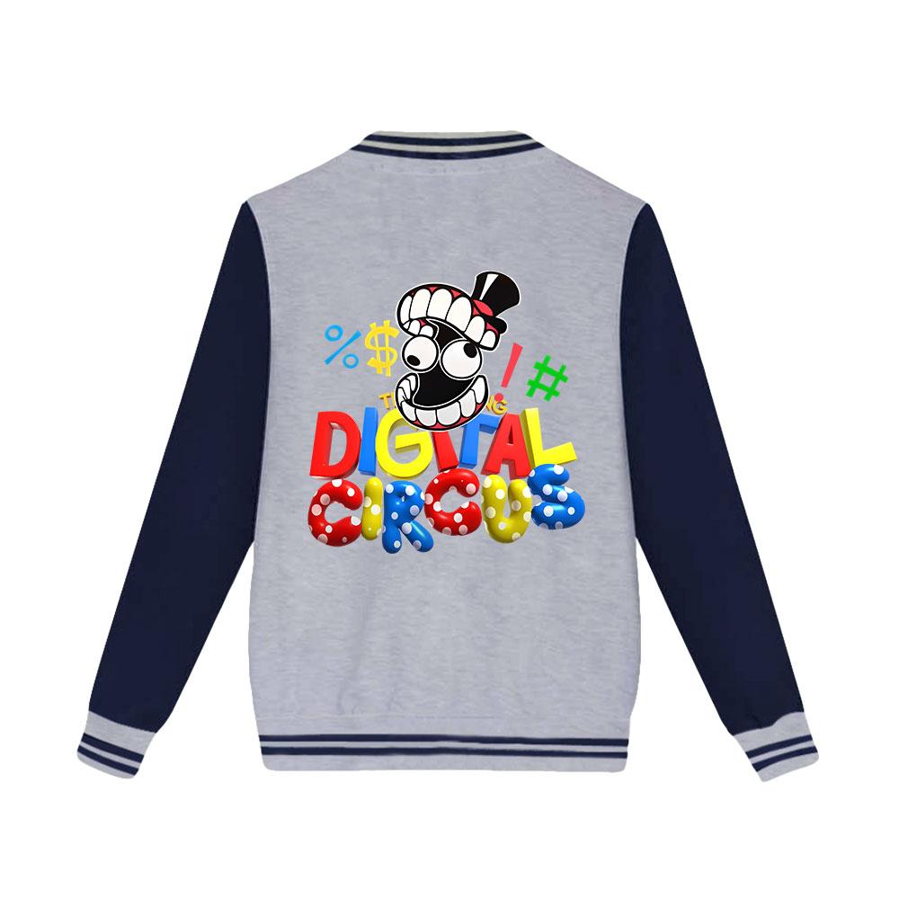 Fashion The Amazing Digital Circus Baseball Jacket Men Women Hip Hop Harajuku Jackets Streetwear Kids Boys Girls Loose College Coats