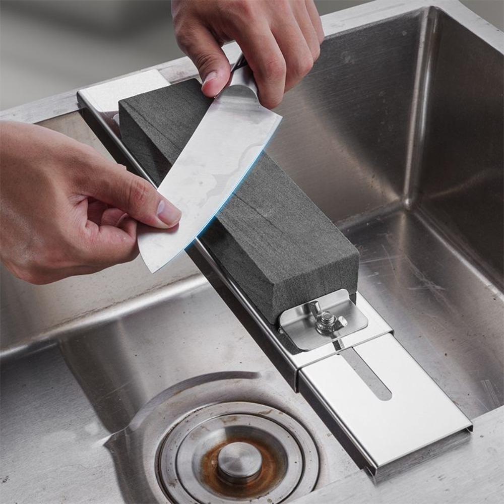 Adjustable Sharpening Stone Fixed Bracket Anti Slip Whetstone Base  Slaughterhouse