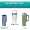 Силиконовый держатель для стакана с дном, подходит для термокружки Stanley Adventure Quencher 40 унций, бутылки Stanley IceFlow с откидной крышкой и соломинкой 30 унций, 5 держателей для стаканов