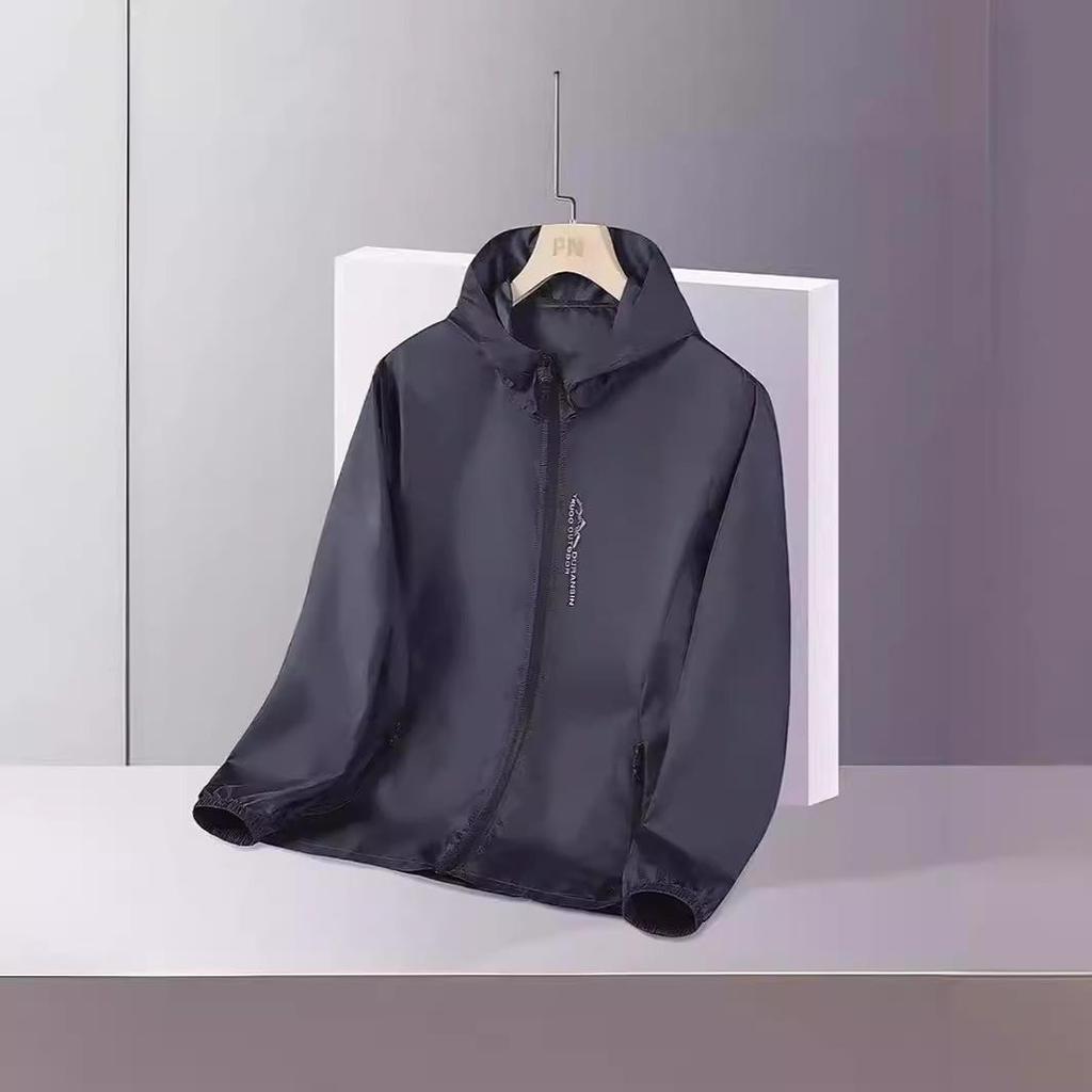 Мужская летняя солнцезащитная куртка — дышащая, из искусственного шелка, с защитой от ультрафиолета, идеально подходит для рыбалки на открытом воздухе.