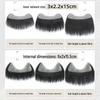 M-Shaped Men's Clip-In Hairpiece: Real Hair Bangs for Volume, Natural Hairline Enhancement, Fluffy, Invisible Attachment.