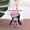 Cartoon Black Butler Keychain Acrylic Cosplay Pendant