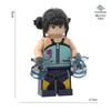 New product: KPop Demon Hunters Building Blocks, Rumi Assembly Model Doll, Building Blocks Toy