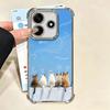 Кот Милый Котенок Мультяшный Покрытие Чехол для Телефона Для Xiaomi Redmi Note 14 15 Pro Plus 13 12 11 11S 11T 10 9S 9 5G Защита от Падения Airbag Co