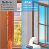 Portable AC Window Vent Kit AC Window Side Panels Insulation Vent Kit Home Basement Garage Bedroom Living Room