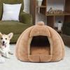 Semi Closed Cat Nest Autumn Winter Bed Kennel Shelter Pet Pets Cave for Kitten Hamster