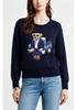 2026 Autumn/Winter Women's Casual Academy Style Bear Sweater