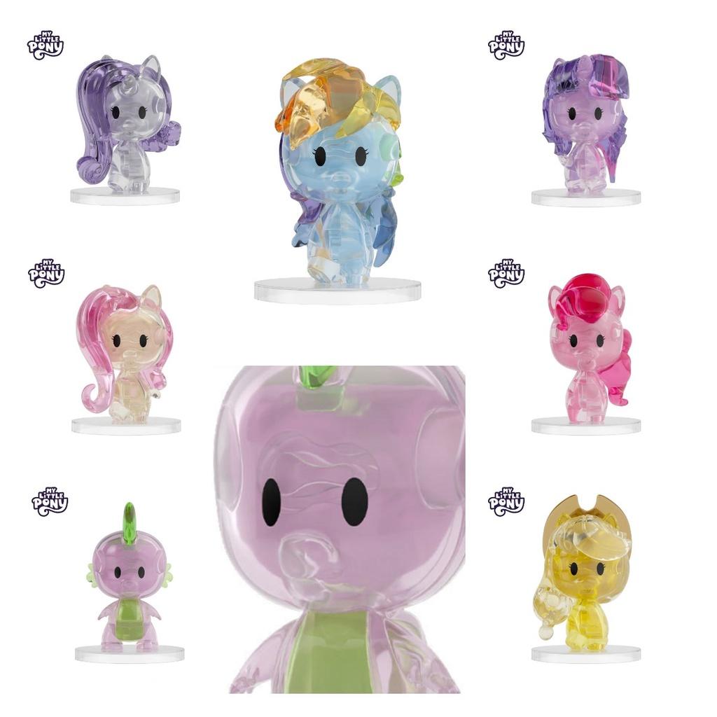 Кристальные строительные блоки для подростков Маленький пони Кристальная строительная модель Игрушки