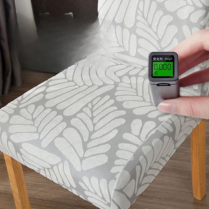 Чехол для стула Lanya Leaf Jacquard Four Seasons All Inclusive Home Integrated Backrest Dining Chair Cover Elastic Chair Cover