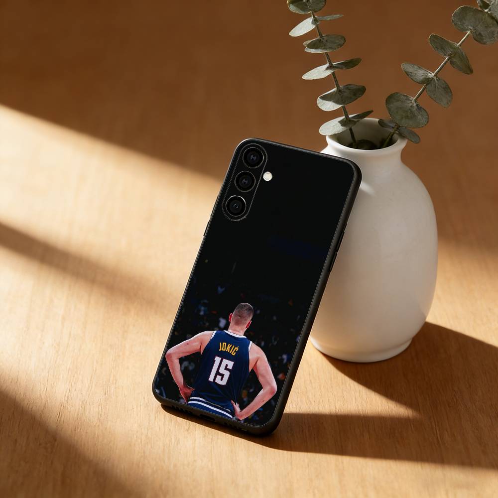 Nikola Jokic 15 MVP Phone Case For Samsung Galaxy A91,80,73,72 ,71,53,52,32 ,31,22,21s,20,Soft Black Case