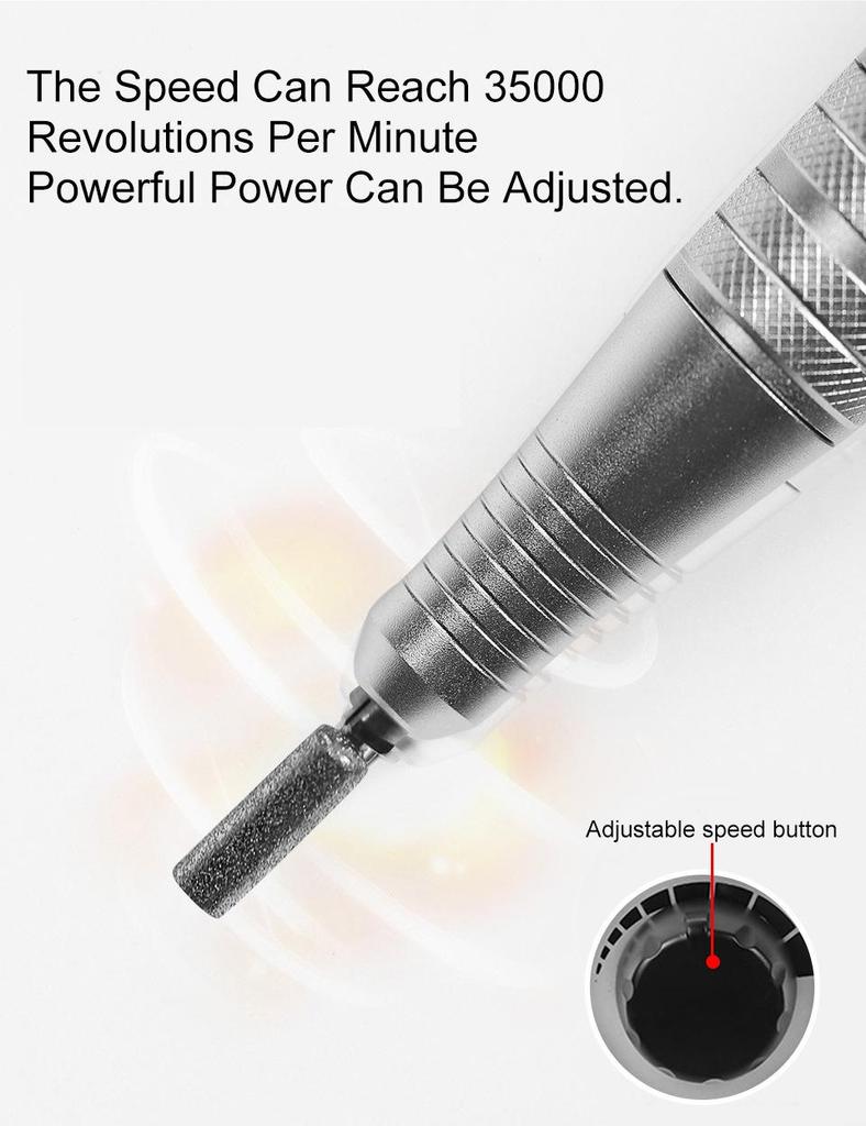 Машинка для маникюра 202: Машинка для маникюра 35 000 об/мин - Легкая и эффективная