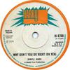 7inch Record DIMPLE HINDS - Why Don't You Do Right (Oh Yeh) HJ6700 Harry J Records 1974 UK Reggae, Ska & Dub Used