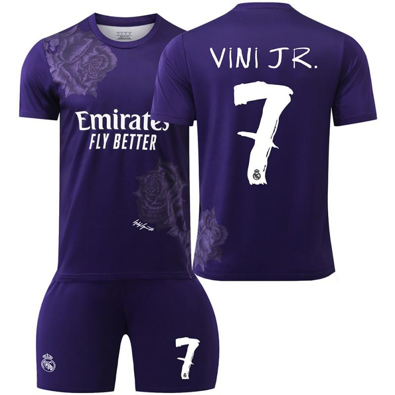 2425 Y3 Co-branded Football Shirt No. 7 C Rovinicius 5 Bellingham 10 Mbabpe Jersey Set
