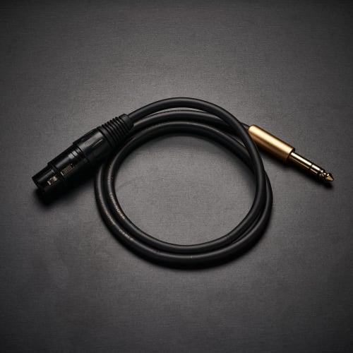 Cliche 6.35mm TRS To XLR Canon Conversion Cable (2-Pack) 6.35mm (1/4 Inch) Stereo Male To XLR Female Conversion Cable (1m)