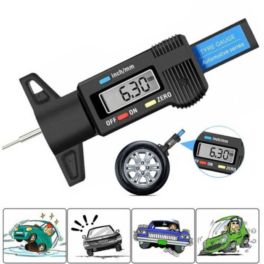 Depth Caliper Measuring Tools Meter Thickness Gauges Depth Gauge Tire Wear Detection Car Tire Tread
