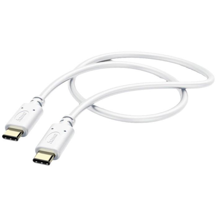 Câble USB - Hama - 00201592 - 1,5 M - USB 2.0 - USB-C Blanc
